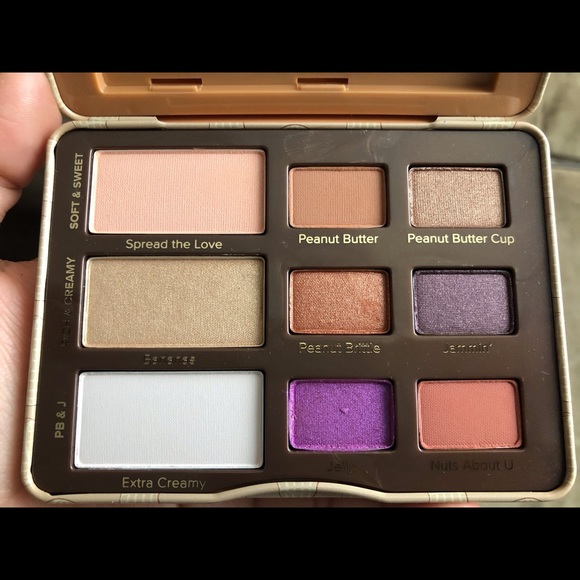 NWOT Too Faced Peanut Butter and Jelly Eyeshadow Eye Shadow Palette Makeup - Picture 7 of 9